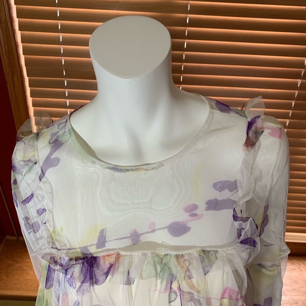 Sweet Pastel Ruffle Blouse - Picture 4 of 6